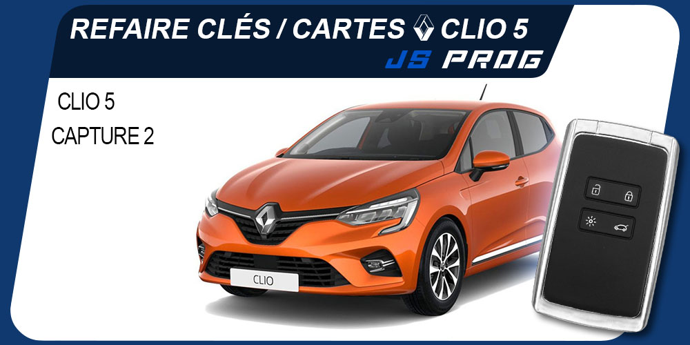Clé / Carte Renault Clio 5