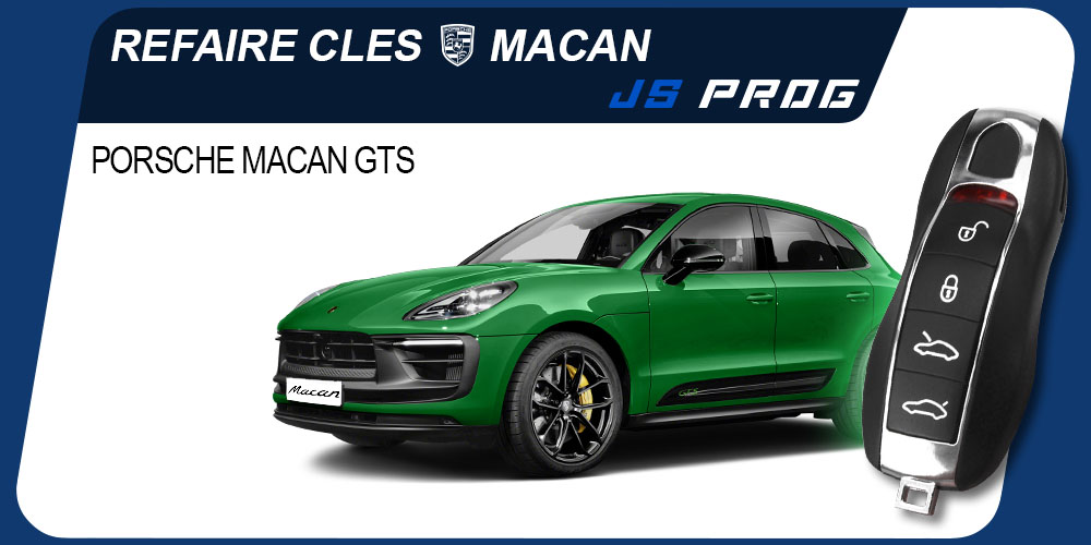 Clé Porsche Macan GTS