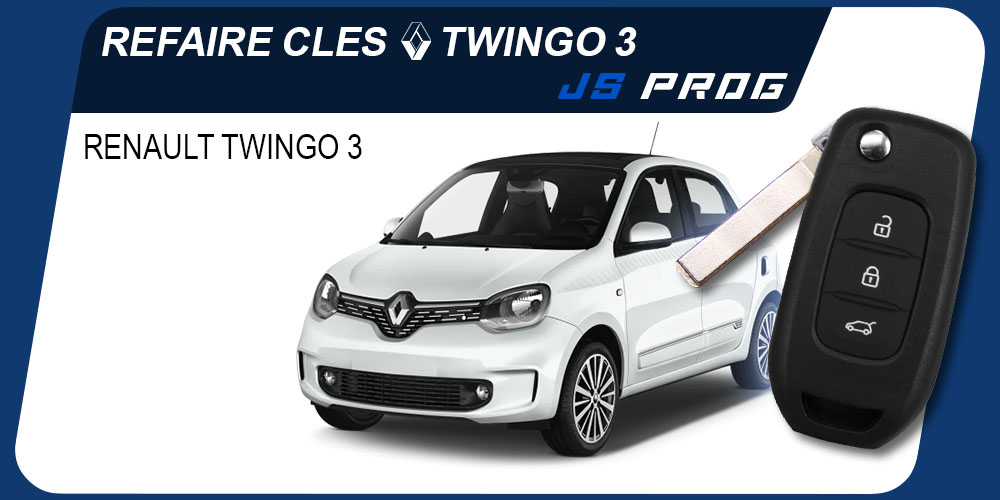 Clé Renault Twingo 3